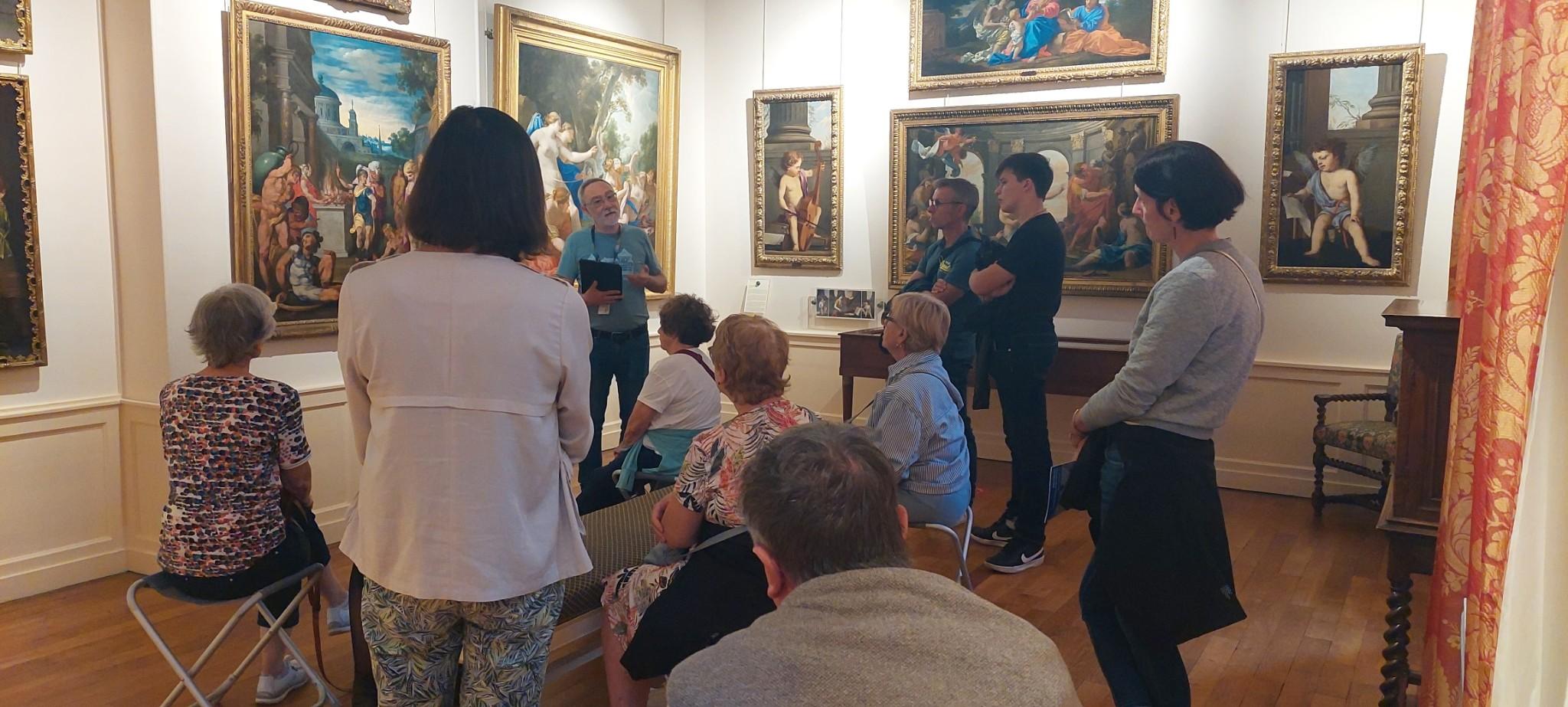 Visite commentée dans les salles du musée