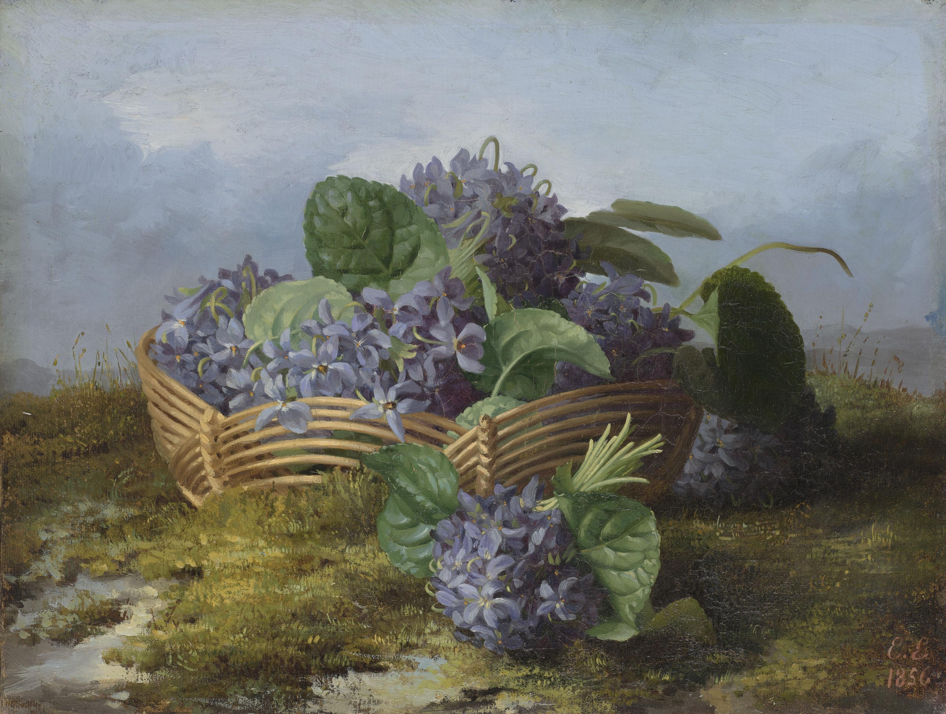 Eléonore Escallier, "Les Violettes", 1856