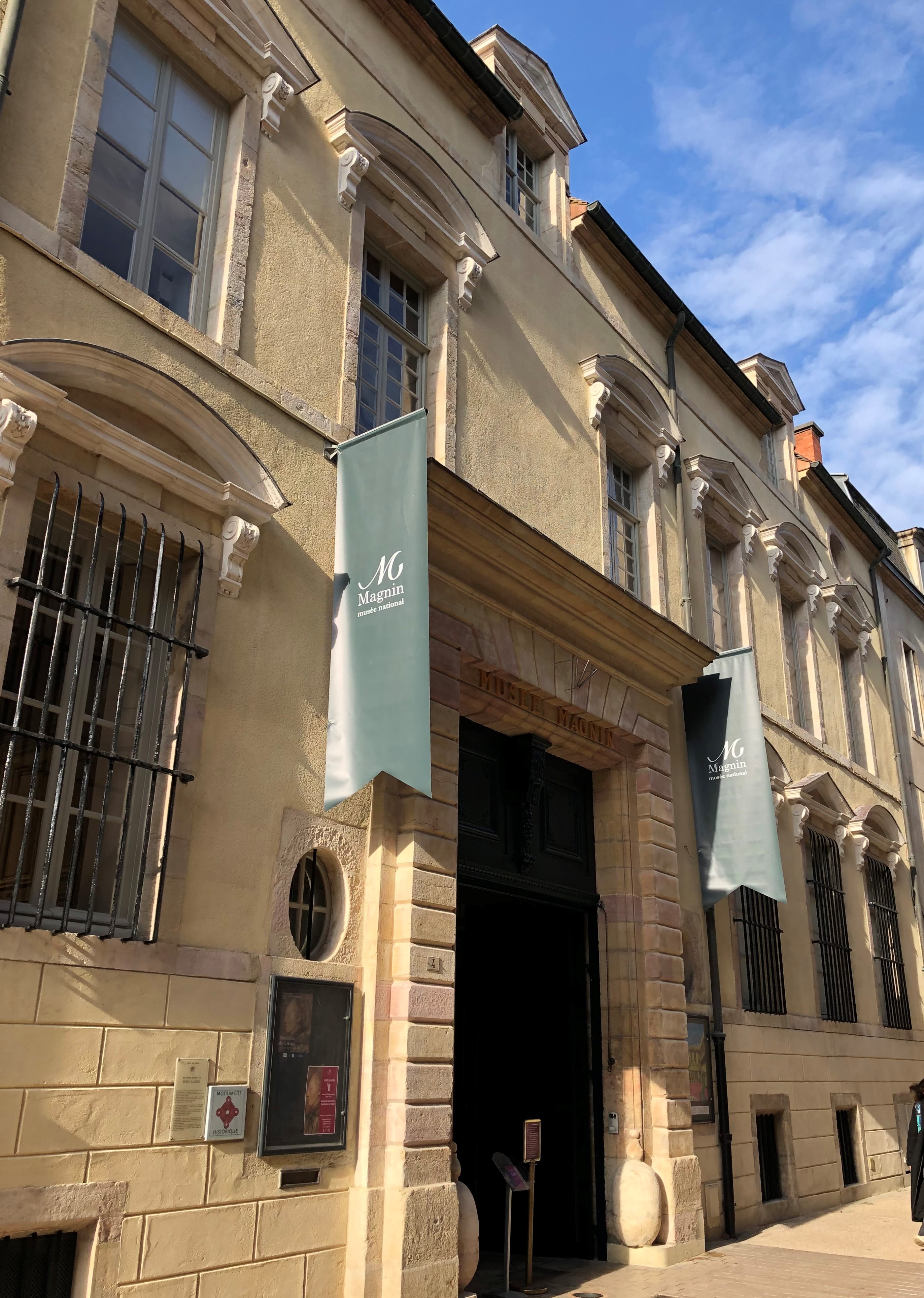 L'entrée du musée Magnin, octobre 2025