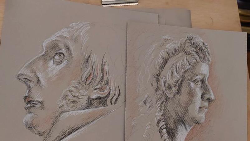 Dessins réalisés lors d'un atelier pour adultes