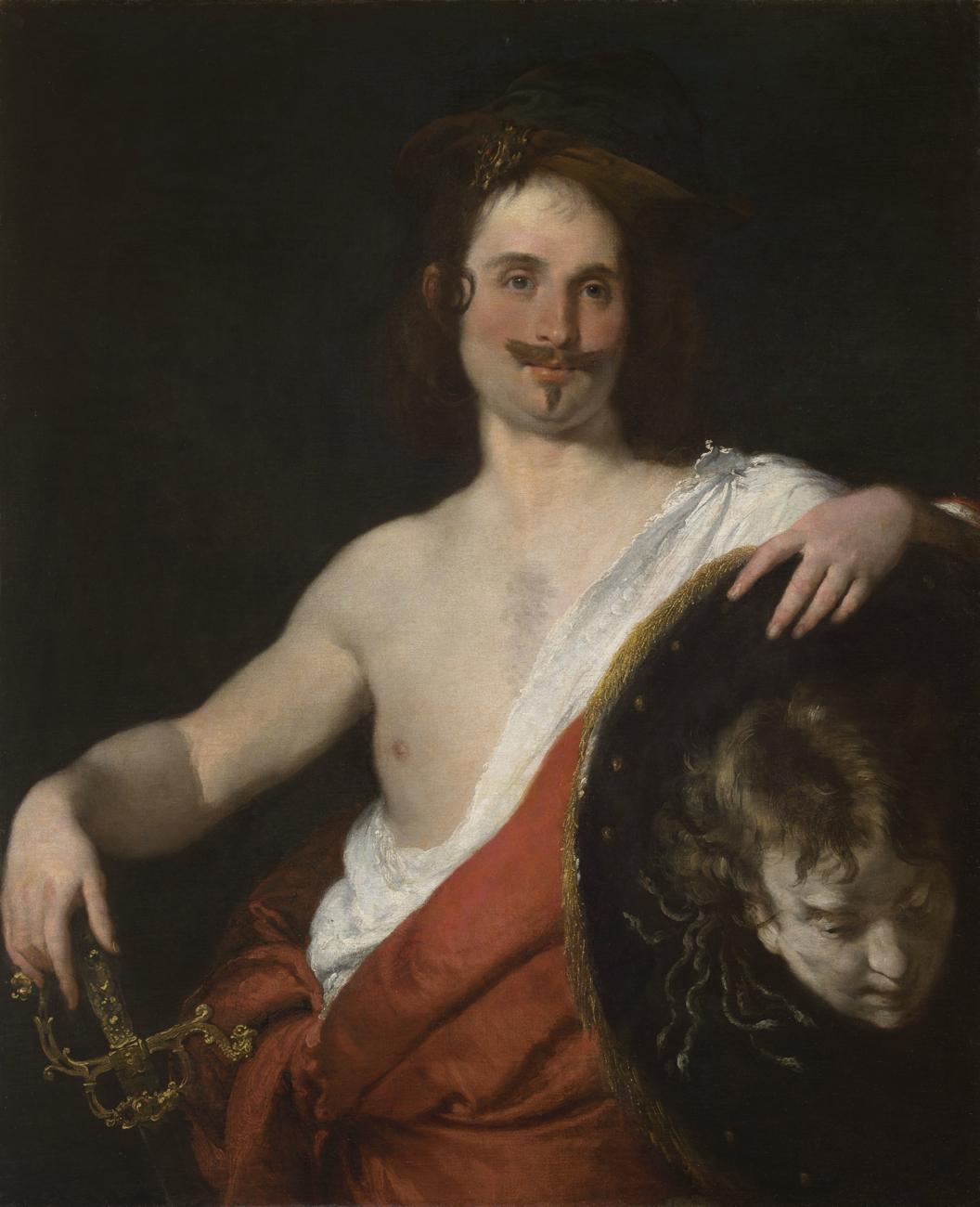 Portrait d'un homme en Persée